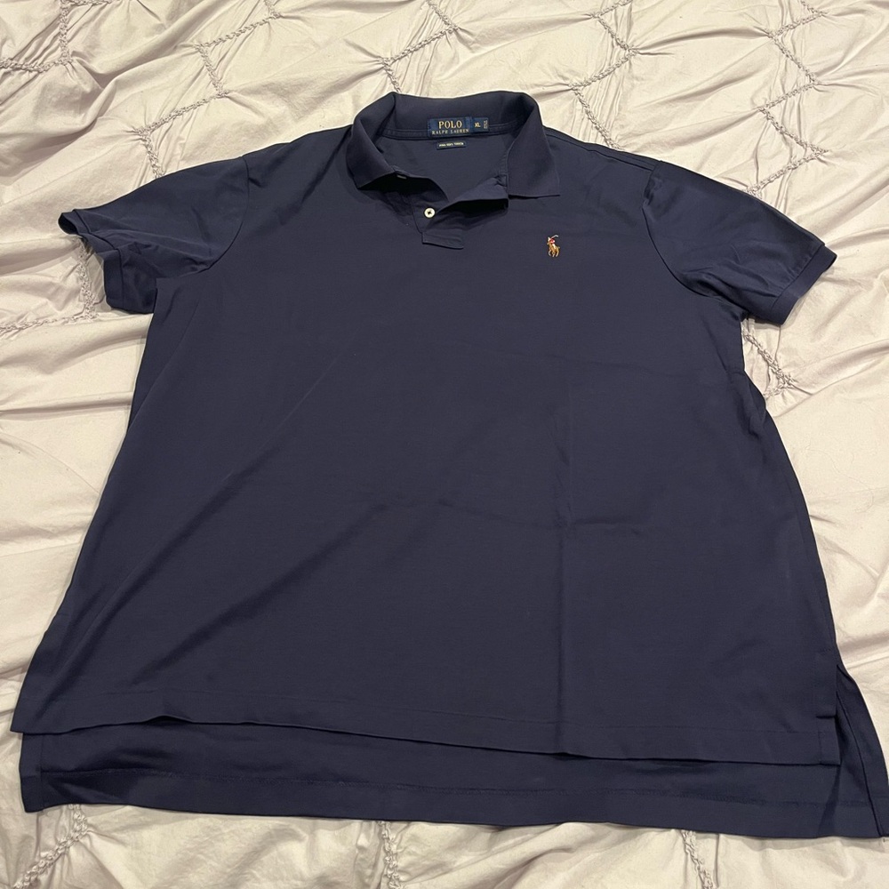 Polo by Ralph Lauren Men's Dark Blue Polo Shirt XL